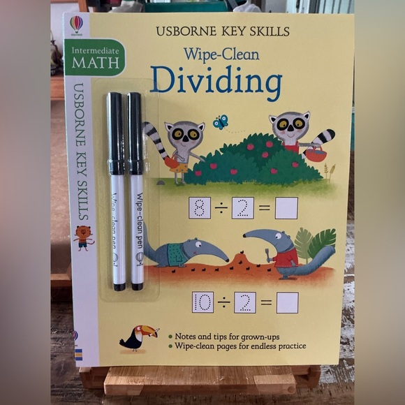 USBORNE 4 Intermediate Key Skills Write on, wipe off books, Brand New! - Picture 2 of 11